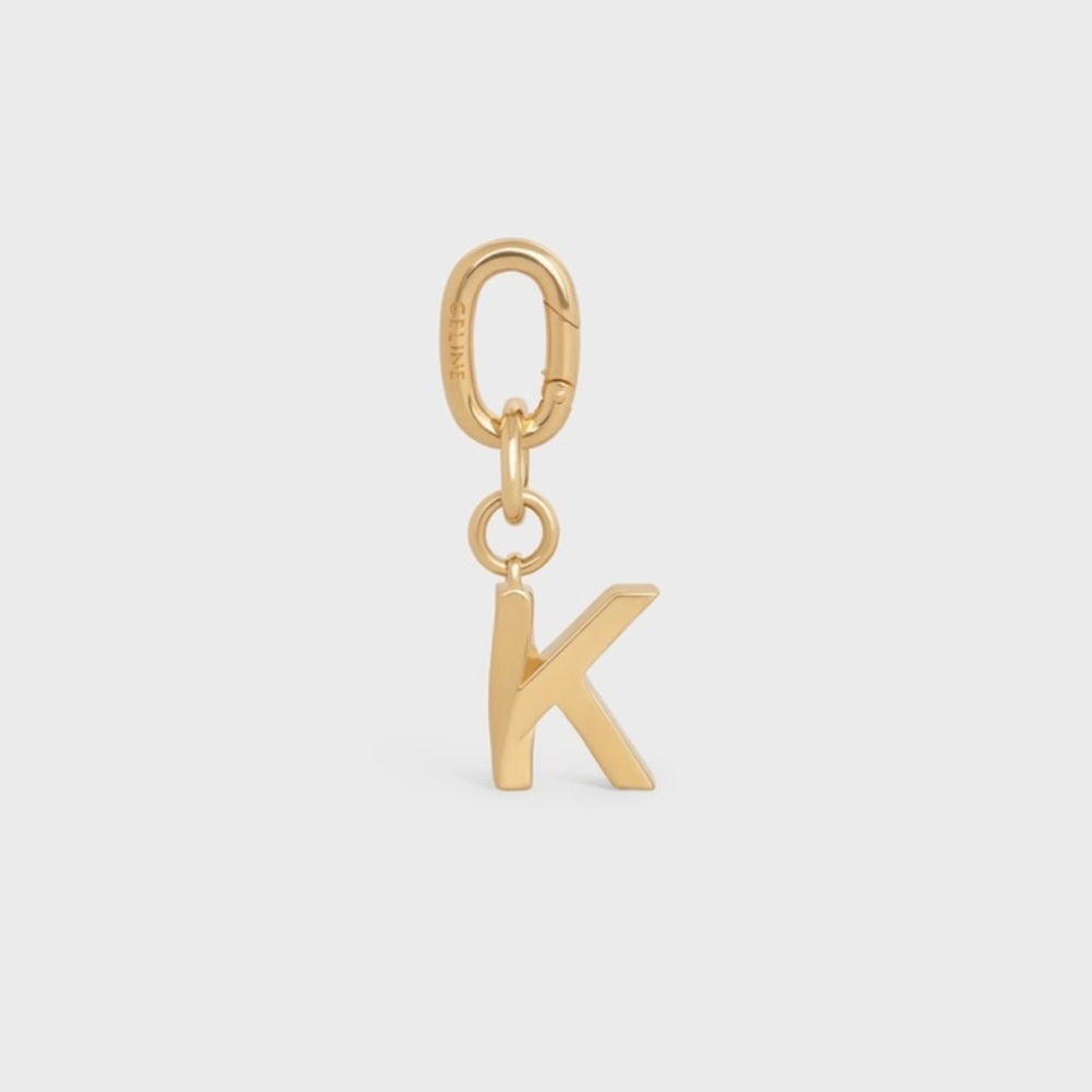 Celine K Charm in Brass - Gold